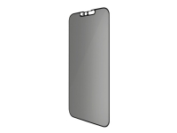 PanzerGlass CamSlider Dual Privacy - Skjermbeskyttelse for mobiltelefon - glass - med personvernsfilter - rammefarge svart - for Apple iPhone 13, 13 Pro Tele & GPS - Mobilt tilbehør - Skjermbeskyttelse