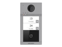 Hikvision Pro Series DS-KV8213-WME1(B) – IP-porttelefonstation – trådlös kabelansluten – Wi-Fi Mifare – 2.4 Ghz 13.56 MHz – 10/100 Ethernet