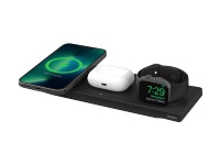 Bilde av Belkin Boostcharge Pro 3-in-1 - Trådløs Ladepute - Fast Charge - Svart - For Apple Airpods Airpods Pro Iphone 12, 13 Watch