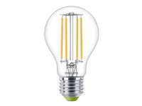 Philips – LED-glödlampa med filament – form: A60 – klar finish – E27 – 2.3 W (motsvarande 40 W) – klass A – vitt ljus – 3000 K