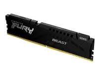 Kingston FURY Beast - DDR5 - sett - 32 GB: 2 x 16 GB - DIMM 288-pin - 6000 MHz / PC5-48000 - CL40 - 1.35 V - ikke-bufret - on-die ECC - svart PC-Komponenter - RAM-Minne - DDR5