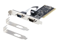 Bilde av Startech.com 2-port Pci Rs232 Serial Adapter Card, Pci Serial Port Expansion Controller Card, Pci To Dual Serial Db9 Card, Standard (installed) & Low Profile Brackets, Windows/linux - Dual Port Pci Serial Card (pci2s5502) - Seriell Adapter - Pci Lav Profi