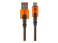 Xtorm Xtreme - USB-kabel - USB (hann) til USB-C (hann) - 1.5 m PC tilbehør - Kabler og adaptere - Datakabler