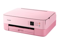 Canon PIXMA TS5352a – Multifunktionsskrivare – färg – bläckstråle – 216 x 297 mm (original) – A4/Legal (media) – upp till 13 sidor/minut (utskrift) – 200 ark – USB 2.0 Wi-Fi(n) – rosa