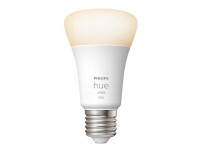 Philips Hue White – LED-glödlampa – form: A60 – E27 – 9.5 W (motsvarande 75 W) – klass F – varmt vitt ljus – 2700 K