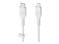 Belkin BOOST CHARGE – Lightning-kabel – 24 pin USB-C hane till Lightning hane – 2 m – vit – för Apple iPad/iPhone/iPod (Lightning)
