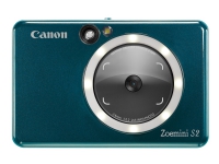 Canon Zoemini S2 - Digitalkamera - kompakt med øyeblikkelig bildeskriver - 8.0 MP - NFC, Bluetooth - sjøgrønn Elektrisitet og belysning - Batterier - Batteriladere