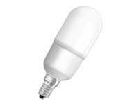 Produktfoto för OSRAM LED STAR - LED-glödlampa - form: rak - glaserad finish - E14 - 9 W (motsvarande 75 W) - klass E - varmt vitt ljus - 2700 K