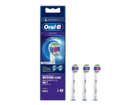 Oral-B 3D White CleanMaximiser - Utskiftningsbørstehode - for tannbørste - hvit (en pakke 3) - for ProfessionalCare 3000 ProfessionalCare 5000 7000 Pulsonic SmartSeries Vitality Helse - Tannhelse - Tannbørstehoder