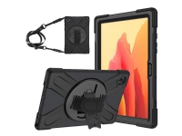 eSTUFF Defender Case – Skyddsfodral för surfplatta – svart – för Samsung Galaxy Tab A7