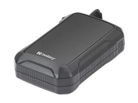 Sandberg Active Hand Warmer Powerbank - 10000 mAh - Silikon - Vanntett - Innebygd LED-lommelykt - Svart Tele & GPS - Batteri & Ladere - Kraftbanker