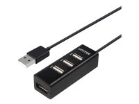 Unitek Y-2140 - Hub - 4 x USB 2.0 - stasjonær PC tilbehør - Kabler og adaptere - USB Huber