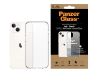 PanzerGlass ClearCase - Baksidedeksel for mobiltelefon - herdet glass, termoplast-polyuretan (TPU) - blank - for Apple iPhone 13 Tele & GPS - Mobilt tilbehør - Deksler og vesker