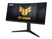 ASUS TUF Gaming VG30VQL1A – LED-skärm – böjd – 29.5 – 2560 x 1080 WFHD @ 200 Hz – VA – 300 cd/m² – 3000:1 – HDR10+ – 1 ms – 2xHDMI DisplayPort – högtalare