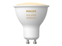Philips Hue White ambiance – LED-spotlight – GU10 – 4.3 W (motsvarande 35 W) – klass G – varmt till kallt vitt ljus – 2200-6500 K