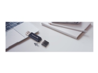 Team C211 - USB-flashstasjon - 128 GB - USB 3.2 Gen 1 - grå, blå PC-Komponenter - Harddisk og lagring - USB-lagring