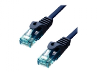 ProXtend – Patch-kabel – RJ-45 (hane) till RJ-45 (hane) – 30 cm – 6 mm – UTP – CAT 6a – IEEE 802.3at – halogenfri formpressad hakfri tvinnad – blå