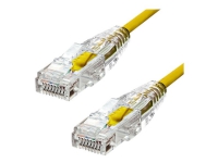 ProXtend Ultra Slim – Patch-kabel – RJ-45 (hane) till RJ-45 (hane) – 75 cm – 3.6 mm – UTP – CAT 6 – halogenfri tvinnad – gul