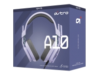 ASTRO Gaming A10 Gen 2 - Hodesett - full størrelse - kablet - 3,5 mm jakk - lilla Gaming - Headset og streaming - Hodesett