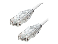 ProXtend Ultra Slim – Patch-kabel – RJ-45 (hane) till RJ-45 (hane) – 1 m – 3.6 mm – UTP – CAT 6 – halogenfri tvinnad – vit