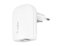 Belkin BoostCharge - Strømadapter - 37 watt - PD 3.0 - 2 utgangskontakter (USB, 24 pin USB-C) Tele & GPS - Batteri & Ladere - Ladere