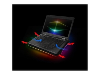 Thermaltake Massive 20 RGB - Notebookvifte - 19 - 200 mm - svart PC-Komponenter - Kjøling og modifikasjoner - Bærbar kjøling