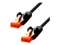 ProXtend – Patch-kabel – RJ-45 (hane) till RJ-45 (hane) – 5 m – 5 mm – UTP – CAT 6 – IEEE 802.3af – startad hakfri tvinnad – svart