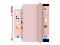 eSTUFF Pencil case - Skjermdeksel for nettbrett - polyuretanlær, termoplast-polyuretan (TPU) - rosa - 9.7 - for Apple 9.7-inch iPad (5. generasjon, 6. generasjon) PC & Nettbrett - Nettbrett tilbehør - Deksel & vesker