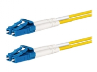 Lanview - Nätverkskabel - LC/UPC enkelläge (hane) till LC/UPC enkelläge (hane) - 10 m - 2 mm - fiberoptisk - duplex - 9 / 125 mikrometer - OS2 - halogenfri - gul