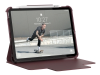[U] Case for iPad Pro 11-in (3rd Gen 2021) – Lucent Aubergine/Dusty Rose – Vikbart fodral för surfplatta – aubergine/gammelrosa – 10.9 – 11 – för Apple 11-inch iPad Pro (3:e generationen)