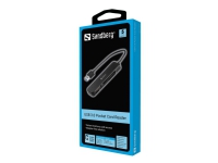 Sandberg - Kortleser (MS, MMC, SD, TransFlash, microSD, SDHC, SDXC) - USB 3.0 Foto og video - Foto- og videotilbehør - Kortlesere