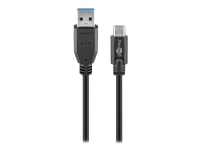 MicroConnect – USB-kabel – USB typ A (hane) till USB-C (hane) – USB 3.2 Gen 1 – 2 m – svart