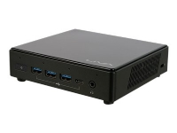 ECS LIVA Z3 Plus - Barebone - USFF - 1 x Core i3 10110U / 2.1 GHz - RAM 0 GB - UHD Graphics - GigE - WLAN: 802.11a/b/g/n/ac, Bluetooth 4.2 - svart PC & Nettbrett - Stasjonær PC - Bare bein