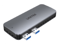 Unitek SolidForce - Drevkabinett - M.2 - M.2 NVMe Card / PCIe 4.0 (NVMe) - USB 3.2 (Gen 2) - romgrå - for Sony PlayStation 5 Tele & GPS - Mobilt tilbehør - Hodesett / Håndfri