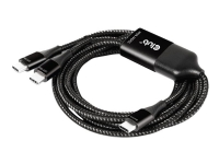Club 3D – USB-kabel – 24 pin USB-C (hane) till 24 pin USB-C (hane) – 1.83 m – USB-strömförsörjning (100W) Stöd för Power Delivery 3.0 stöd för Power Delivery 2.0