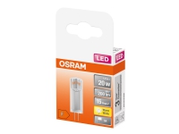 OSRAM PIN – LED-glödlampa – form: T13 – klar finish – G4 – 1.8 W (motsvarande 20 W) – klass F – varmt vitt ljus – 2700 K