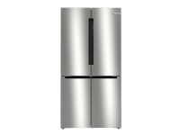Bosch Serie | 6 KFN96APEA - Kjøleskap/fryser - bunnfryser - bredde: 91 cm - dybde: 73.1 cm - høyde: 183 cm - 605 liter - Klasse E - metallic sølv Hvitevarer - Kjøl og frys - Side-by-Side