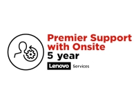 Lenovo Premier Support - Utökat serviceavtal - material och tillverkning (för system med Premier Support i 1 år) - 5 år (från ursprungligt inköpsdatum av utrustningen) - på platsen - svarstid: NBD - för ThinkBook 13x ITG 14 G3 ITL 15 G3 ITL 15p G2 ITH ThinkPad E14 Gen 3