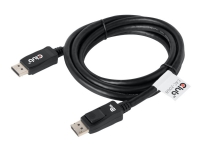 Club 3D - DisplayPort-kabel - DisplayPort (hann) til DisplayPort (hann) - DisplayPort 1.4 - 2 m - svart PC tilbehør - Kabler og adaptere - Videokabler og adaptere