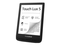 PocketBook Touch Lux 5 – eBook-läsare – Linux 3.10.65 – 8 GB – 6 16 grå nivåer (4-bit) E Ink Carta – pekskärm – microSD-kortplats – Wi-Fi – bläcksvart