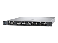 Dell PowerEdge R250 - Server - rackmonterbar - 1U - 1-veis - 1 x Xeon E-2314 / 2.8 GHz - RAM 8 GB - HDD 1 TB - ingen grafikk - GigE - uten OS - monitor: ingen - svart - BTP - med 3 Years Basic Onsite Servere
