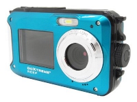 Easypix GoXtreme Reef - Digitalkamera - kompakt - 8.0 MP / 24.0 MP (interpolert) - 1080 p - under vannet inntil 3 m - blå Digitale kameraer - Kompakt
