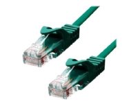 ProXtend – Patch-kabel – RJ-45 (hane) till RJ-45 (hane) – 50 cm – 5.4 mm – UTP – CAT 5e – IEEE 802.3at – formpressad hakfri tvinnad – grön