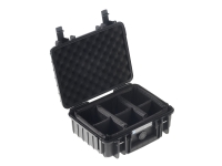 B&W outdoor.case Type 1000 - Hard eske - polypropylen - svart Foto og video - Vesker - Kompakt