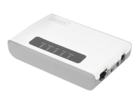 DIGITUS - Trådløs enhetsserver - 2 porter - 100Mb LAN, USB 2.0 - Wi-Fi - 2.4 GHz PC tilbehør - Nettverk - Diverse tilbehør