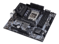 ASRock H670M Pro RS - Hovedkort - micro ATX - LGA1700-sokkel - H670 Chipset - USB-C Gen1, USB 3.2 Gen 1, USB 3.2 Gen 2 - Gigabit LAN - innbygd grafikk (CPU kreves) - HD-lyd (8-kanalers)