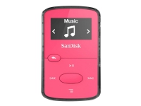 SanDisk Clip Jam - Digital spiller - 8 GB - rød TV, Lyd & Bilde - Bærbar lyd & bilde - MP3-Spillere