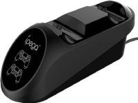 IPEGA PG-9180, PlayStation 4, PlayStation 5, Ladestativ, Sort, USB, Koblet med ledninger (ikke trådløs), Bordklemme Gaming - Styrespaker og håndkontroller
