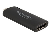 Delock - Videofångstadapter - USB-C 2.0 - svart