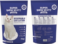 Pura Snow white kattegrus 7kg Kjæledyr - Katt - Kattesand og annet søppel